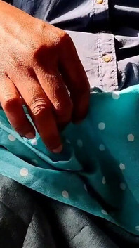 80 paja de satén - frotar la cabeza de la polla y semen en satén sedoso sky blue dot estampado traje de vecino anti