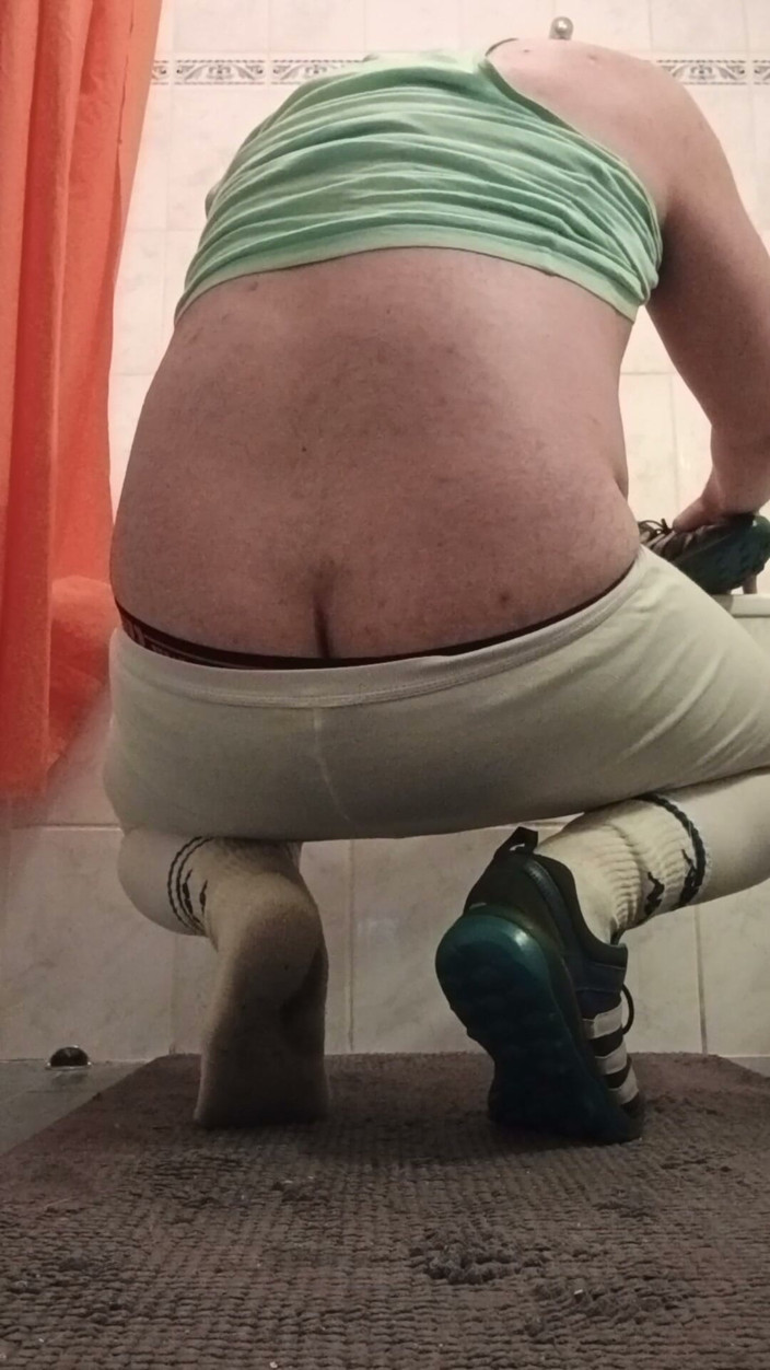 SmokedAlloy2: Dirty-jb Completely Pissed off in the Toilet. Underwear and Socks
