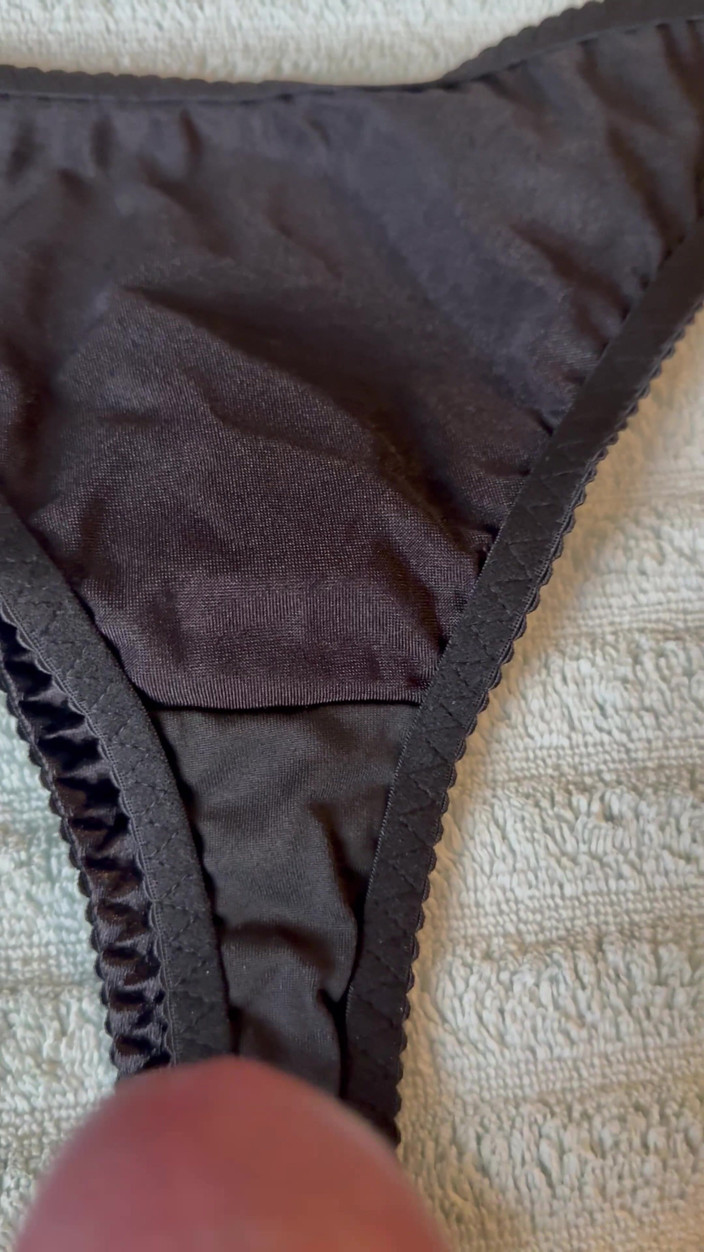 CumDaily: Cum on Wife’s Panties 18