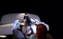 X Hentai: Prsatá princezna šuká své tělo Gaurd - 3D animace 276