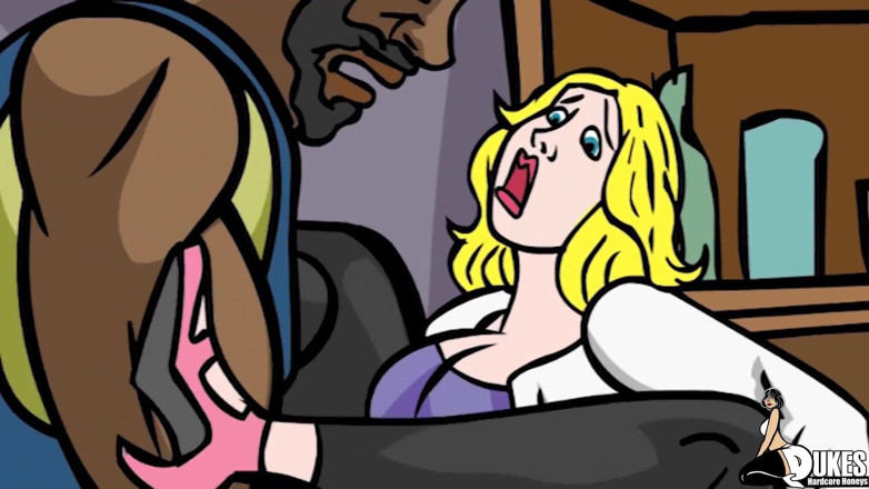 Dukes Hardcore Honeys: Tante seksi jerman di-gangbang di bar sama kontol besar pria...