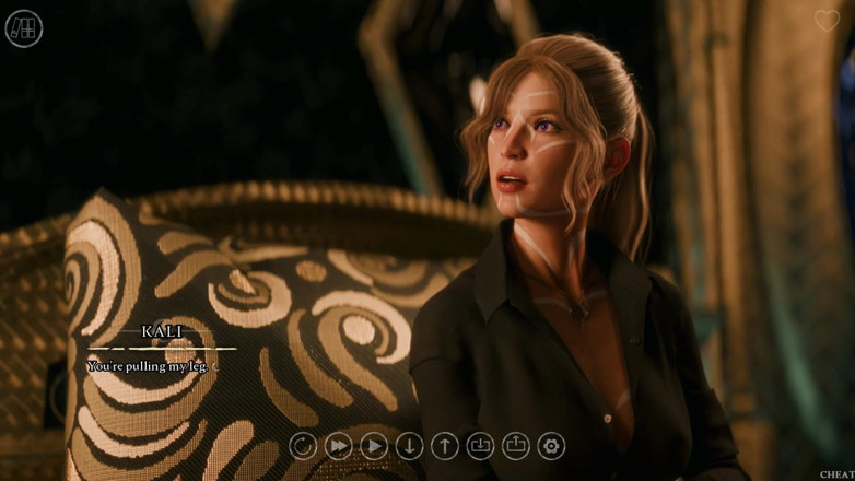 3D Cartoon Porn: The Seven Realms 55 - Atlas lèche la chatte de Kali puis...
