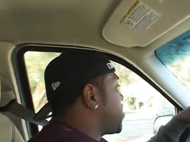 Big Black World: White chick gives head to the black guy