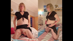 TS Lilly Sophie Playing with Her Girlsdick and Big Tits and Cum a Big Load