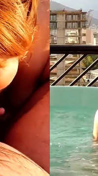 Une BBW à la chatte poilue se fait baiser dans un jacuzzi dans la nature 2
