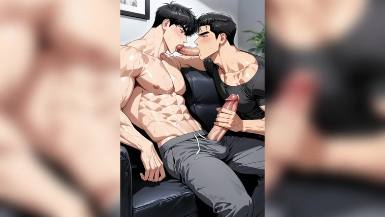 Twin007: Pulă mare Gay cu futai în cur