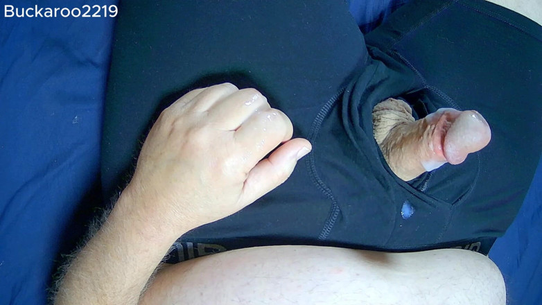Buckaroo2219: Another View of My Jerking My Smooth Cock