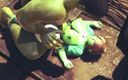 Wraith ward: La principessa Fiona viene scopata dall&amp;#039;Hulk