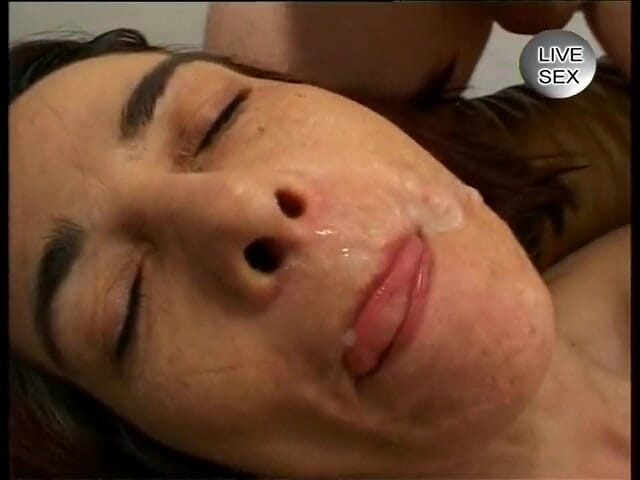 Horny Two really wet MILFs: Slutty mature brunette gets cum in mouth by multiple cocks...