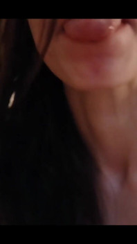 Cum in Mouth and on Tongue