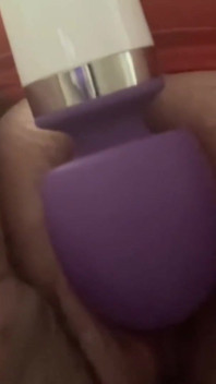 Bbwbootyful gör min feta fitta sperma med trollstav &dildo