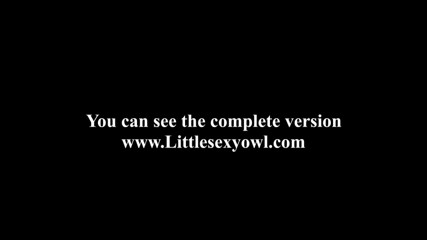 Littlesexyowl: College girl teen rides her toy to orgasm