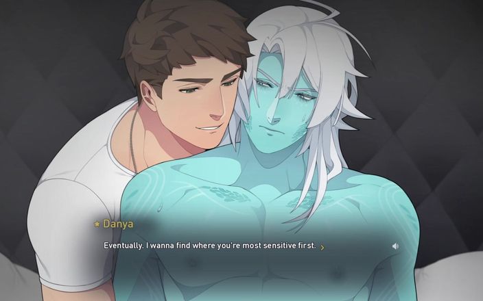 Femboy Asura: Danya dando uma punheta voluntária para Brahve