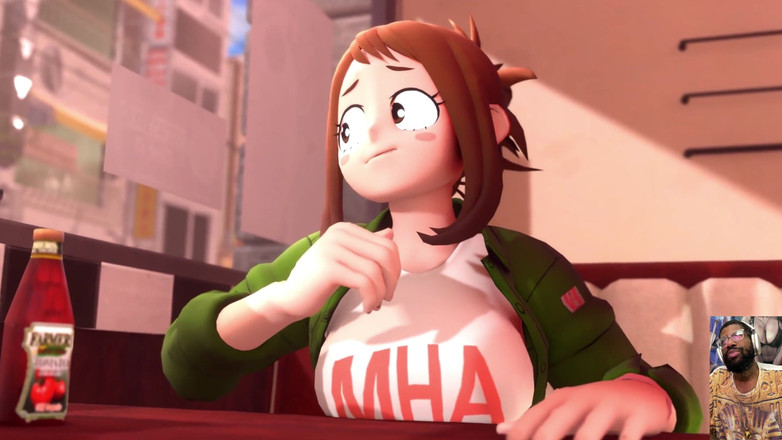 L6RD7BLU3 FUTA: My hero academia futa juega un divertido juego de corrida,...