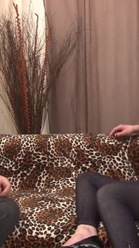Sleezy brunette gets dildo fucked by director