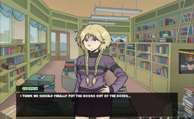 Hentai World: Witch hunter cute blonde with big ass in bookstore and...