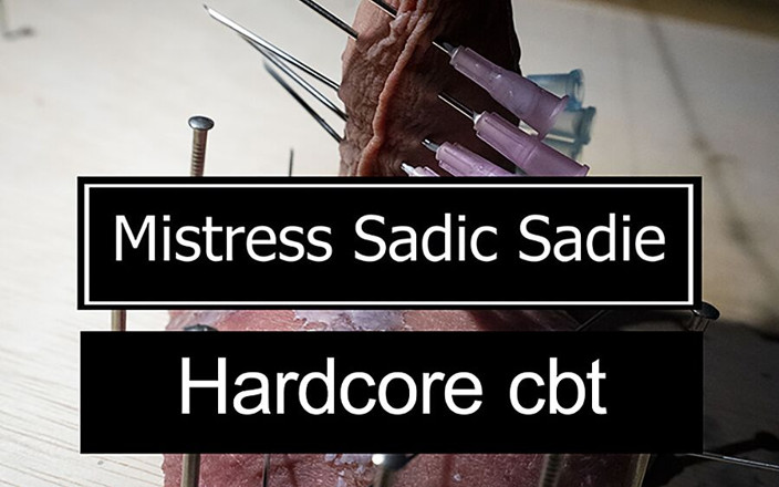 Sadic Sadie: Cbt hardcore con calze e aghi