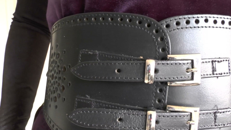 Lady Victoria Valente: Wide Tight Belts Part 83 Lady Victoria Valente