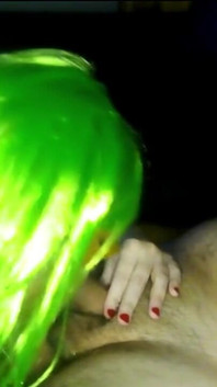 Taping the cock and i take out milk