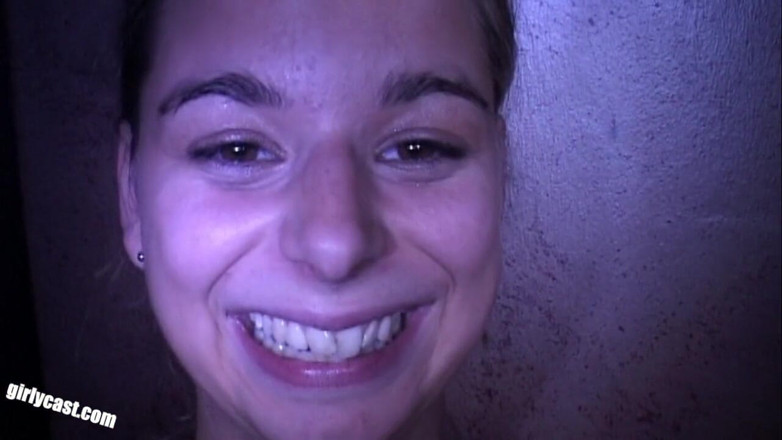 Girlycast: nastolatka Melanie po raz pierwszy gloryhole 6x spust