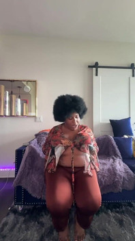 Foxxxy Cleopatra Big Mama Strokes Her Bbd