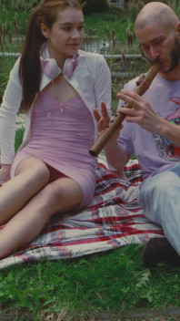 Matty Mila Perez Gets Picked up in the Park for Oily Footjob & Blowjob in the Pose