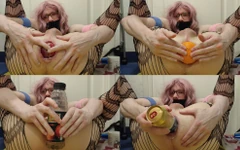 Inserimento di oggetti casuali nel culo