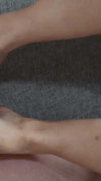 Amateur, flip flop, footjob, POV