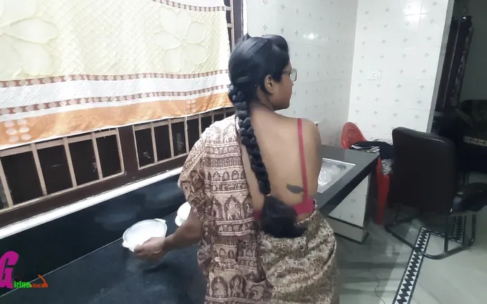 Horny_Bong: Indian Bhabi Fucked by Devar at Kitchen - Indian Hindi Desi...