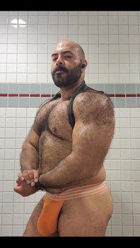 Man in Bathroom