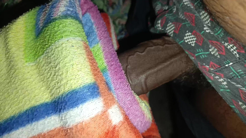 Beckett: Big Black Cock a Man Handjob in Night Room