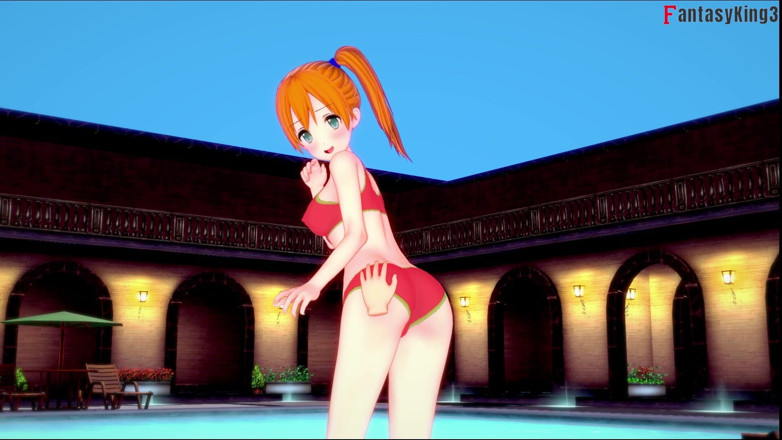 Fantasy king: Misty bikini pipe - Poketmonster