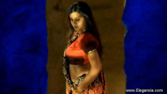 Eleganxia: Sexy Indian babe is stripping
