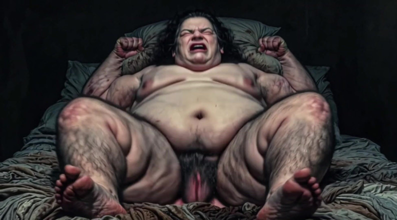 YOUR BEST FANTASY: Horny Fat BBW Hairy Pussy Solo Masturbation - Moaning Wet Bush...