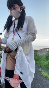 No. 306 Outdoor Exposure in a One-piece Dress