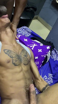 Chudai Blackthug Guy First Time Sucking a Twink Dick