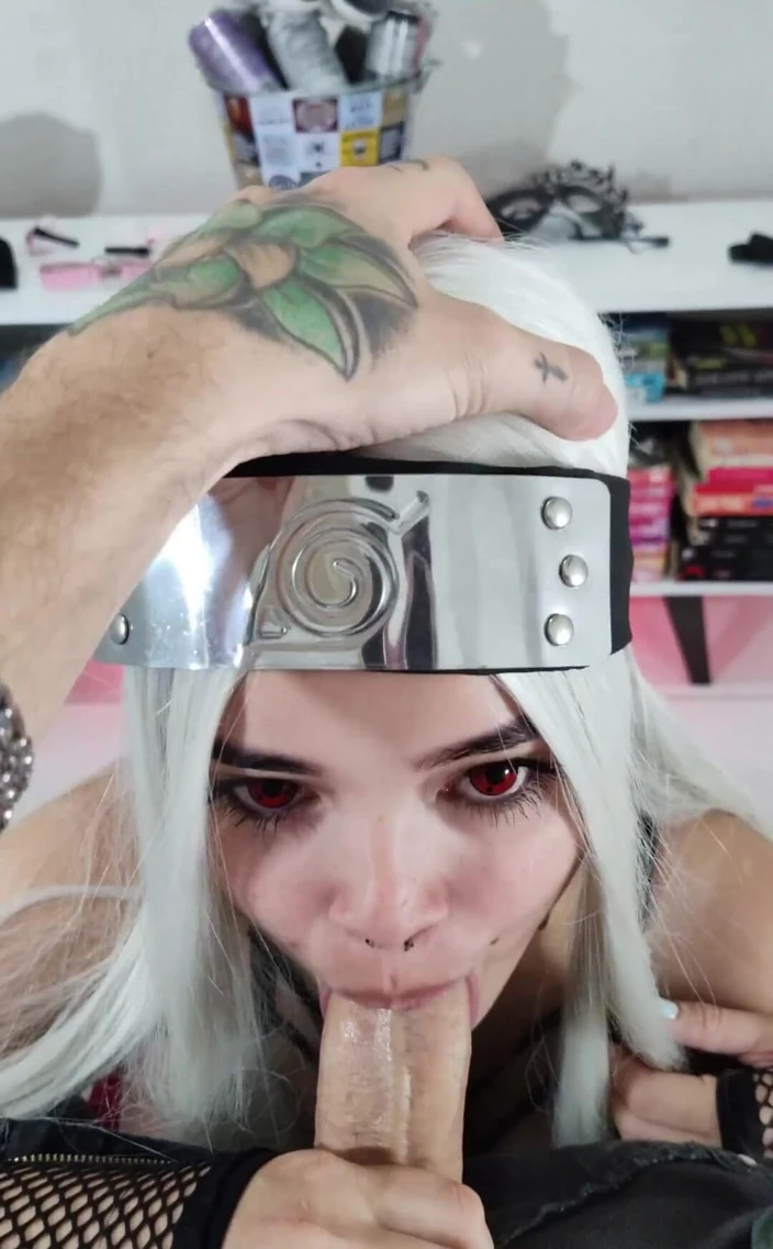 Lunah Blanc: Pt 1 of the Hot Blowjob I Gave Using Sharingan Contact...