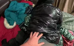 Several Shiny Down-jackets Used for Fucking and Masturbating 267
