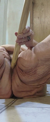 This Gal Is Having Naughty Thoughts with This Broom She Just Brought