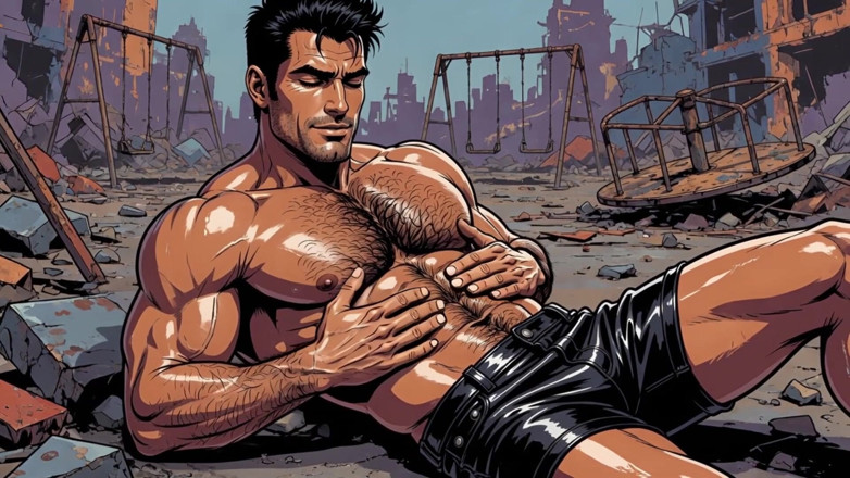 Erotic Man: हॉट पुरुष आउटडोर एनिमेशन