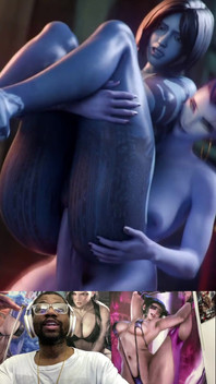 Cortana Getting Pussy Fucked by Hard Cock Futa Widowmaker
