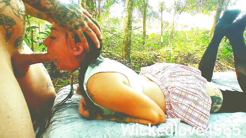 Wickedlove4565: L'arrapante ragazza del college viene scopata in faccia con una...