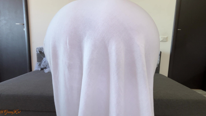 GassyKat: Ghost Farts: Haunted Gas Under the Sheet