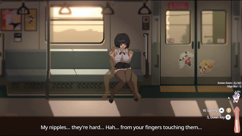 NSFWOtaku: Hentai oyunu - train45 - hentai reina tam galeri sahnesi