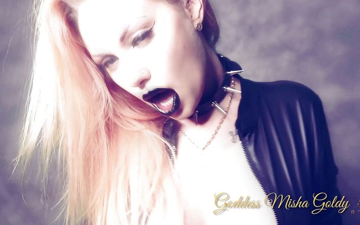 Goddess Misha Goldy: Asistentă personală dominantă pentru o bunicuță bătrână cu buze negre...
