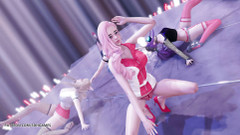 3D-Hentai Games: [MMD] T ara - BunnyStyle nahý tanec Ahri Kaisa Seraphine sexy...