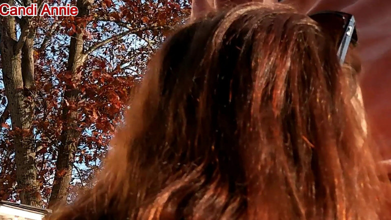 Candi Annie: Candi Annie Dojí nálož teplé krémové mrdky venku