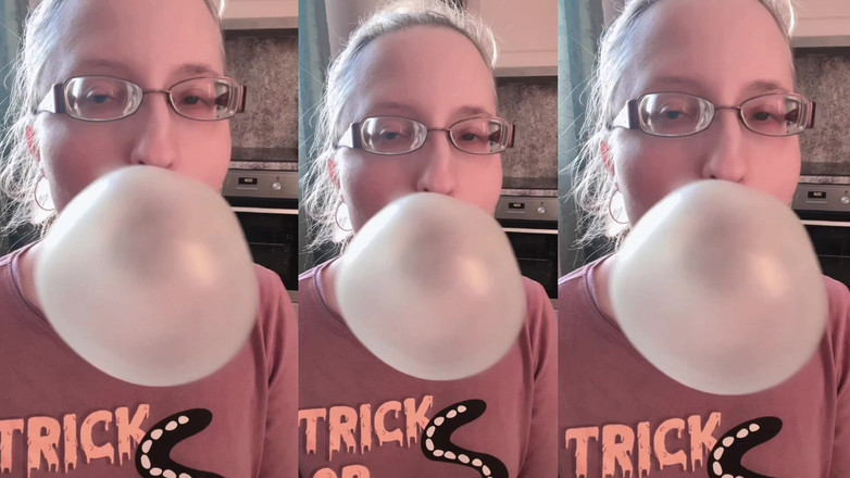 FinDom Goaldigger: 헤드폰으로 청취하는 Asmr 거대한 풍선 껌 사운드 효과