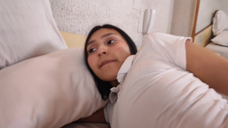 Teen sex 66: Venezolanisches sexy college-mädchen fickt mit stiefbruder