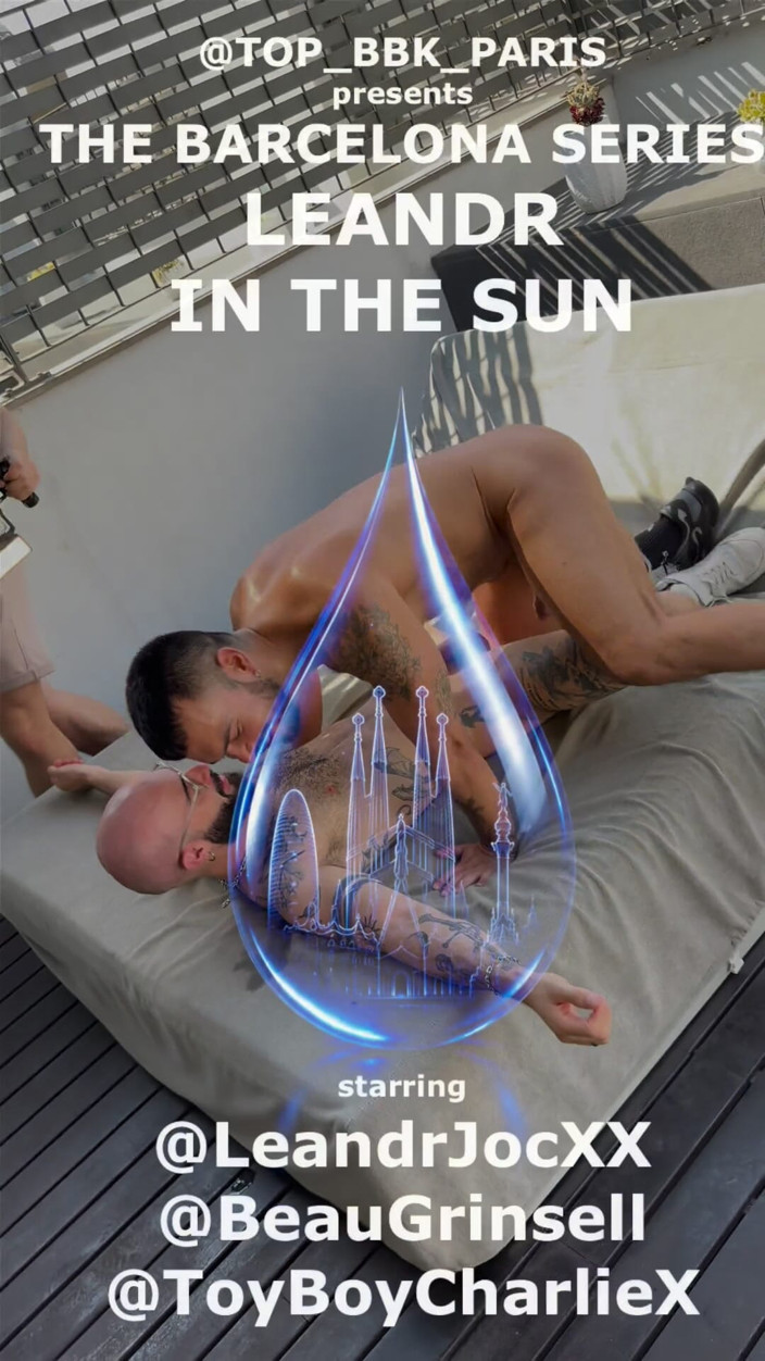Charlie Ferreira: Bald Sexy Jock in Glasses Gets Loaded by Three Tops...